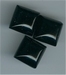 steen vierkant zwart 12x12 mm.